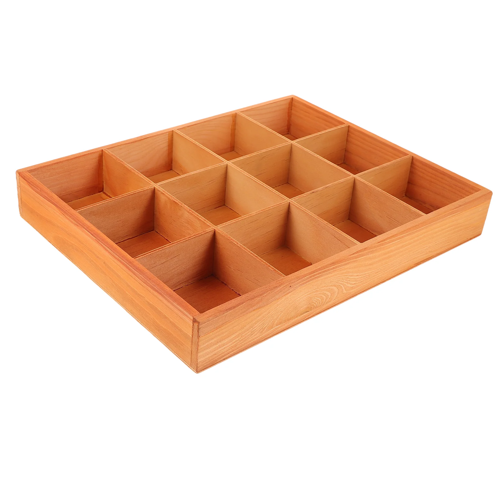 Домашний настольный многофункциональный ящик для хранения с 12 сетками лоток