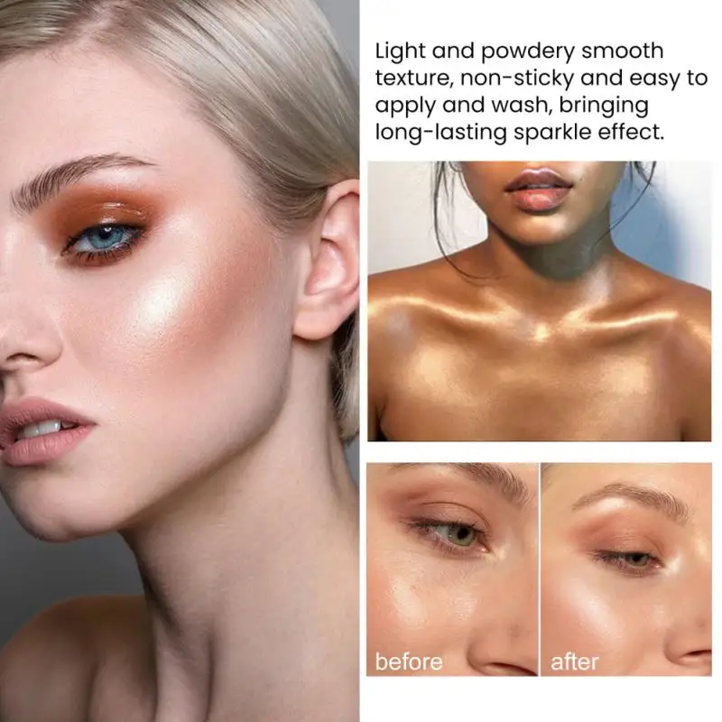3 Colors Highlighter Powder Polvo De Hadas Glitter Powder Shimmer Contour Blush Powder Makeup For Face Body Highlight Makeup 9g 5 3 Colors Highlighter Powder Polvo De Hadas Glitter Powder Shimmer Contour Blush Powder Makeup For Face Body Highlight Makeup 9g 5