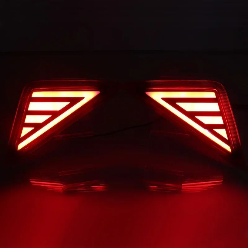 Фото Автомобильные светодиодные задние фонари, задние противотуманные фары для Toyota CHR 2016-2019, стоп-сигнал, украшение заднего бампера, отражатель, авто лампа №4
