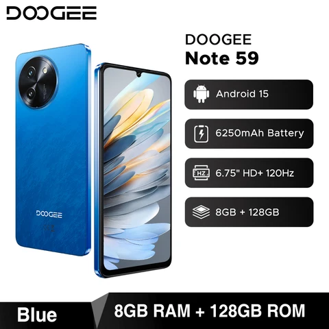 Смартфон Doogee Note 59, 8/128ГБ, global