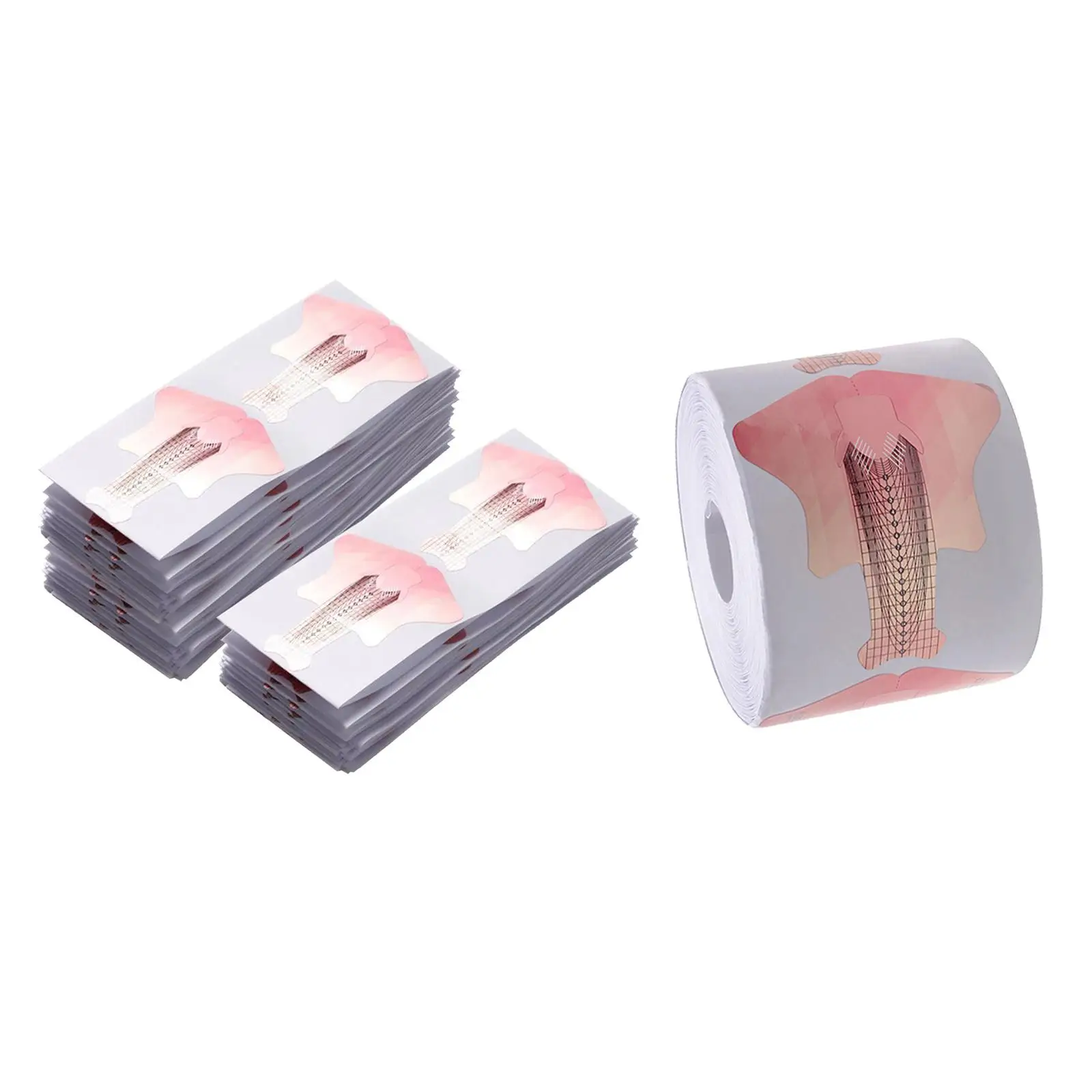

Self Adhesive Nail Extension Forms Portable Smooth for Acrylic Nails Salon