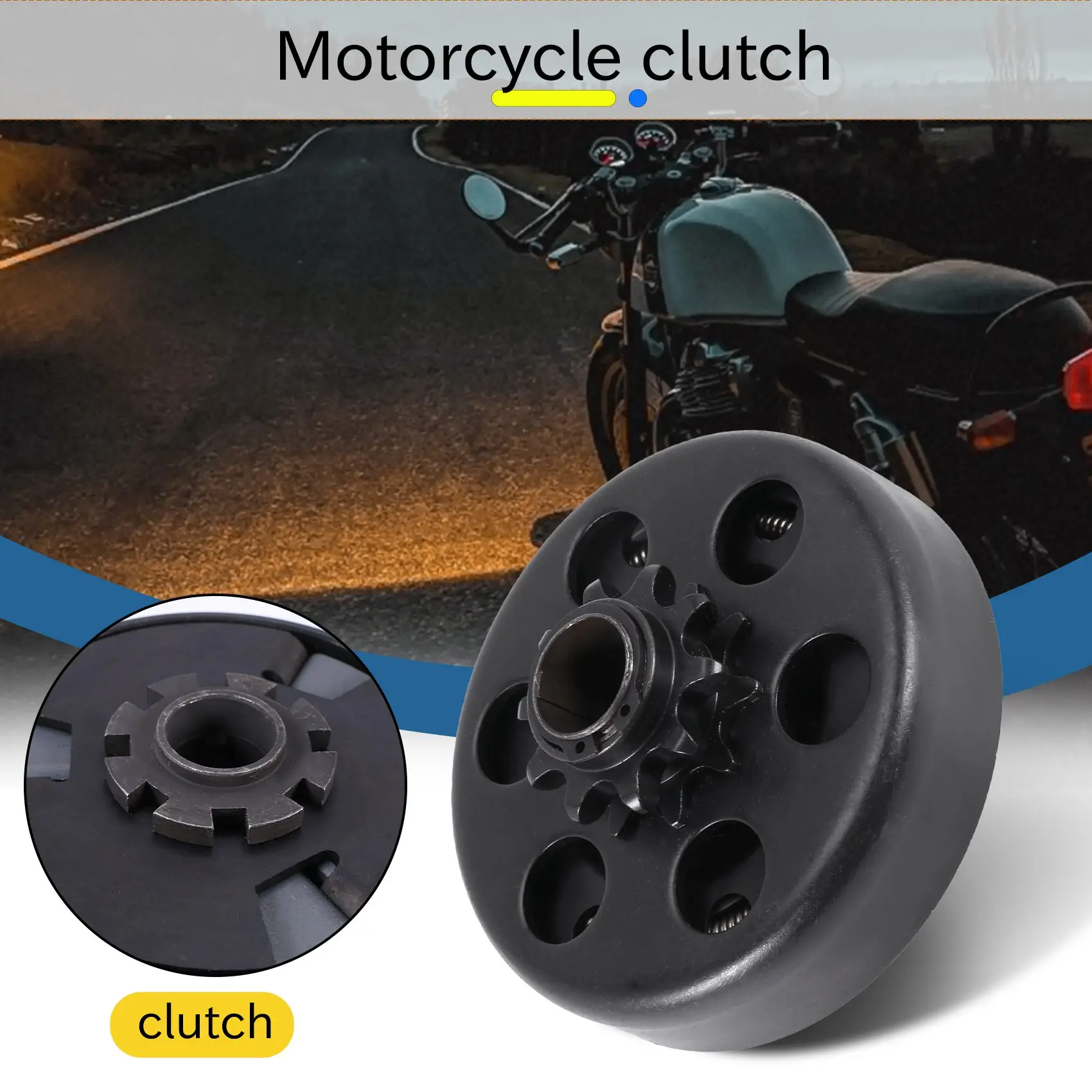 10 зубьев 20 мм мотоциклетный центробежный клатч 420 цепной подходит для