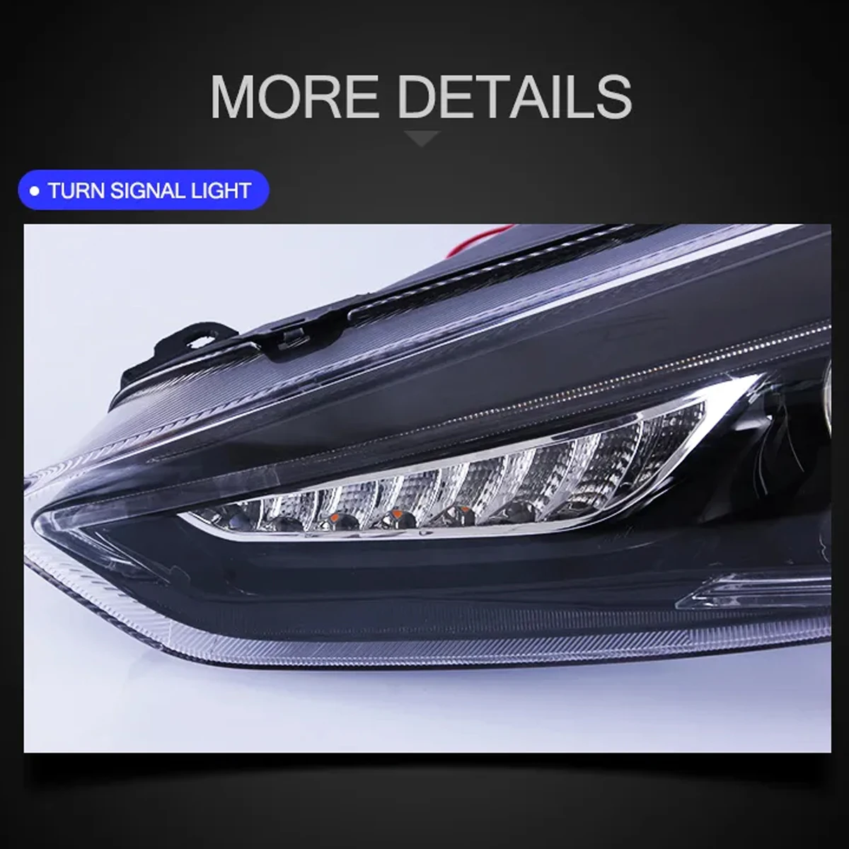 Головного света для автомобиля Ford Focus 2015-2017 Высококачественная передняя фара с