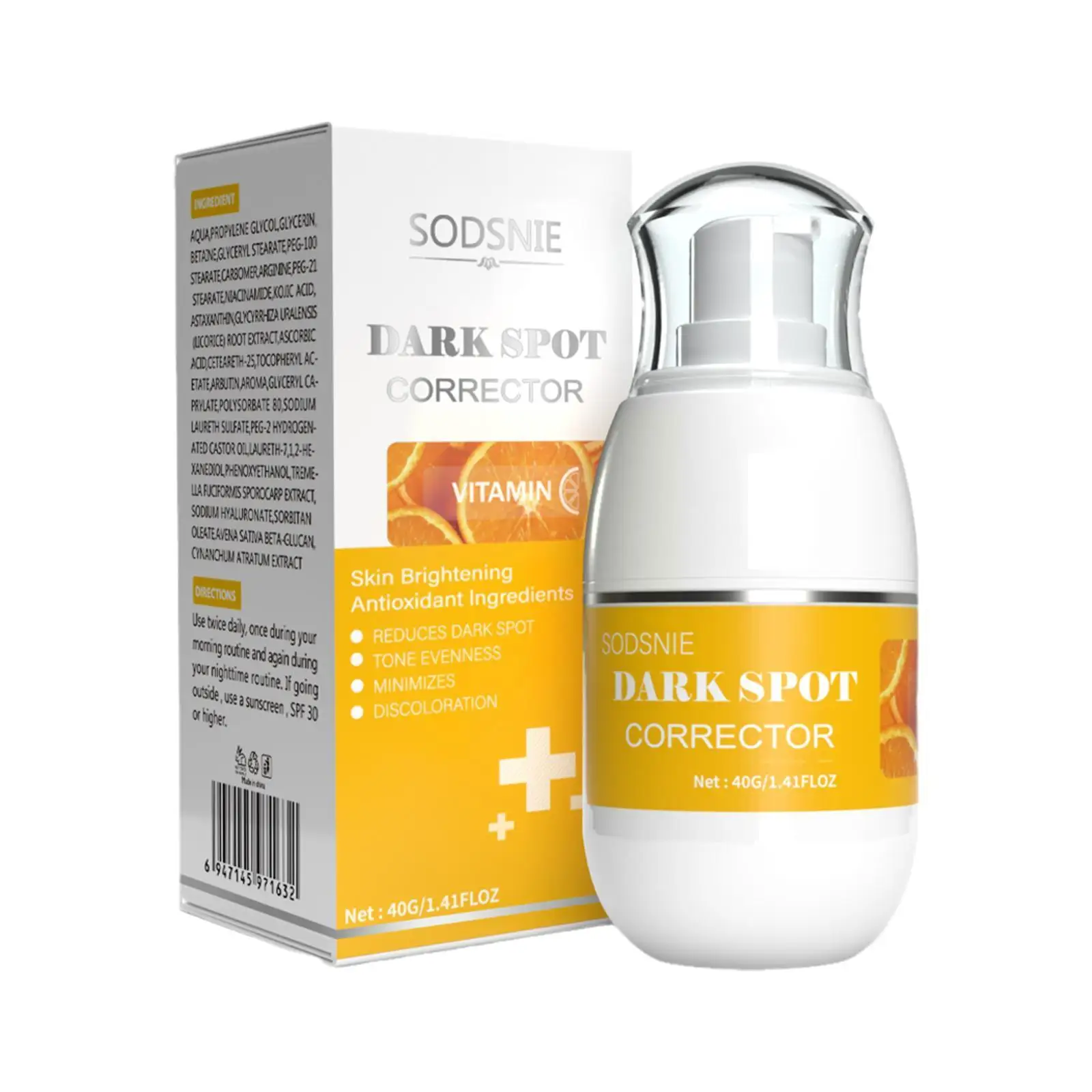 

40g Dark Spot Corrector Removes Dark Spots Cream Moisturizing Face Care Brightening Skin Treatment Whitening Effectively A9E7