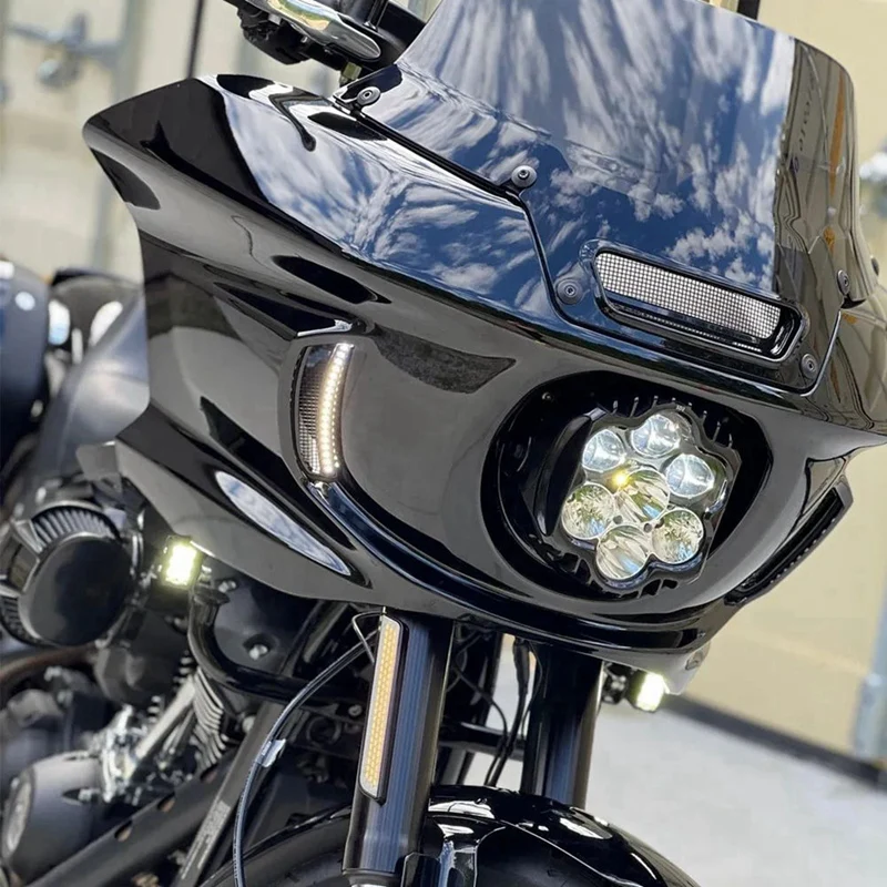 Аксессуары для мотоциклов светодиодные обтекатели вентиляционные фонари Softail Low