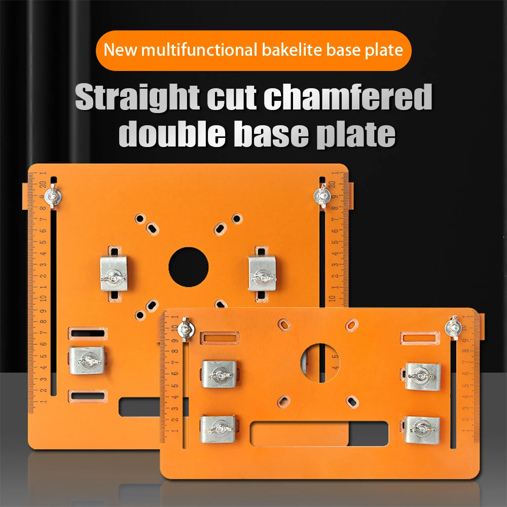 

Cutting Machine Base Plate multifunctional For Circular Saw Trimmer Machine 90flat cutting,45 oblique cutting Wood BoardTool