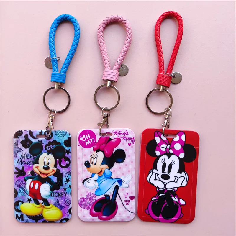 

Disney Minnie, идентификатор на запястье, Женская деловая Кредитная идентификация, держатель, значок для ребенка, студент