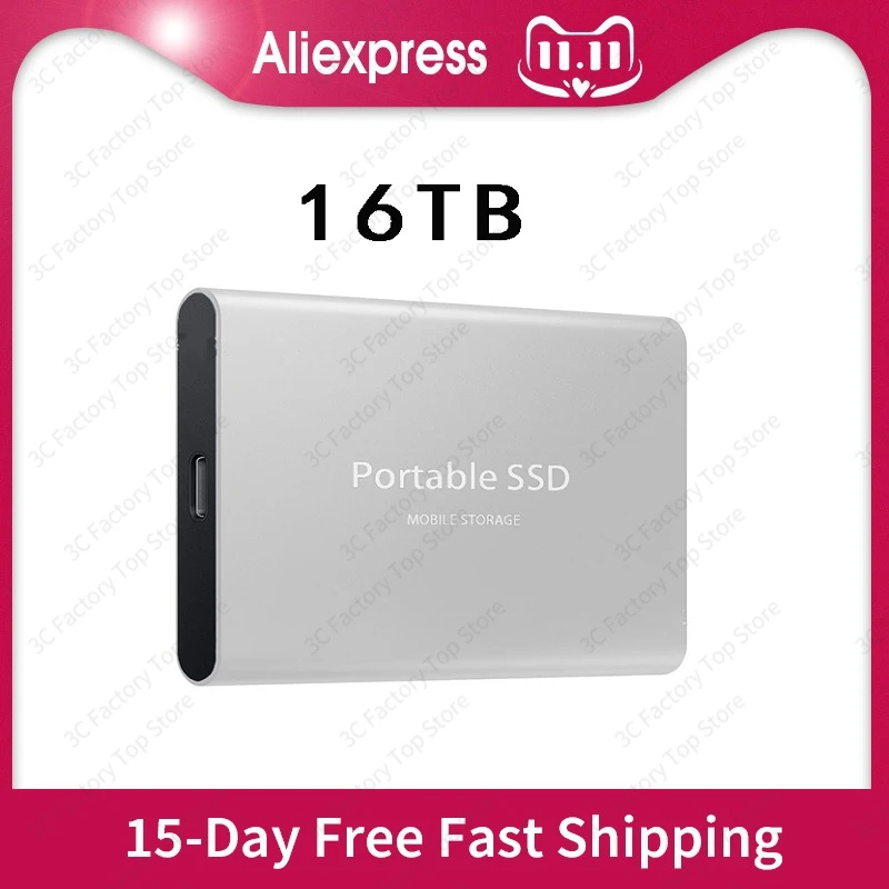 

M.2 For Laptops Desktop SSD USB 3.1 Solid State Drive Hard Drive Original Storage Device TYPE-C High Speed External Hard Drive