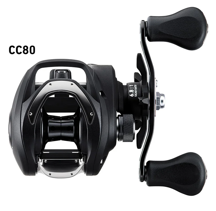 Оригинальная алюминиевая катушка DAIWA CC80 CR80 H/HL/HS/HSL 7 5: 1 6 8: прочный корпус 4 +