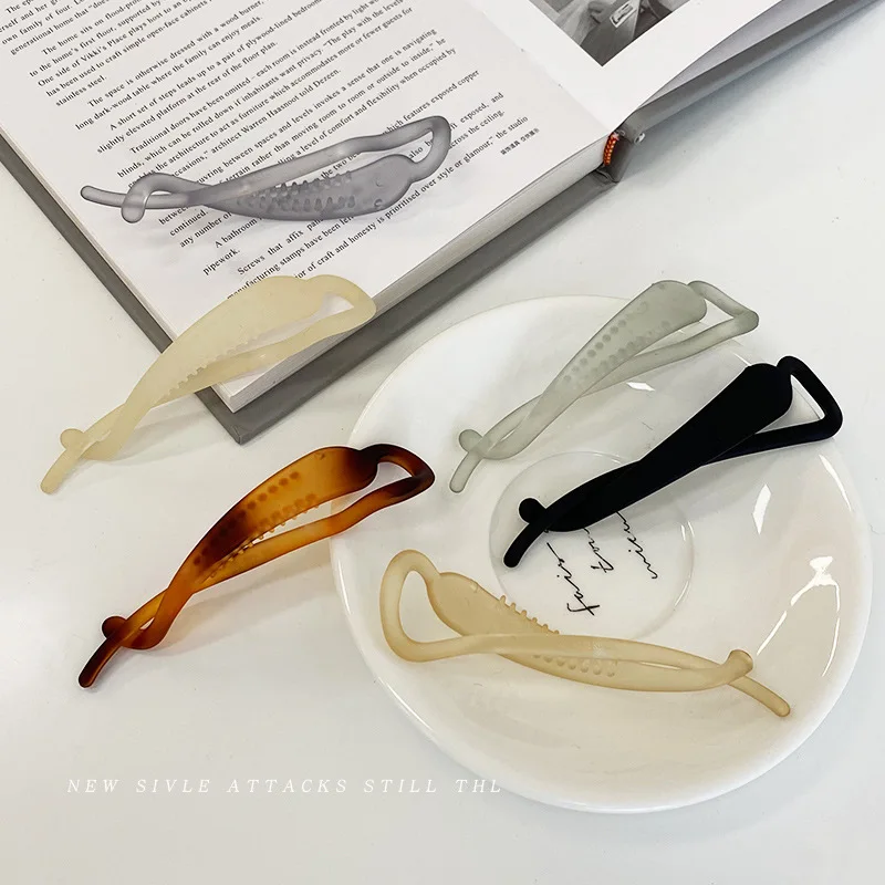 

Vertical Banana Clips Ponytail Hair Clip Plastic Cross Hair Clamp Women Girls Ponytail Horizontal Barrettes Hair Claws Hairpins