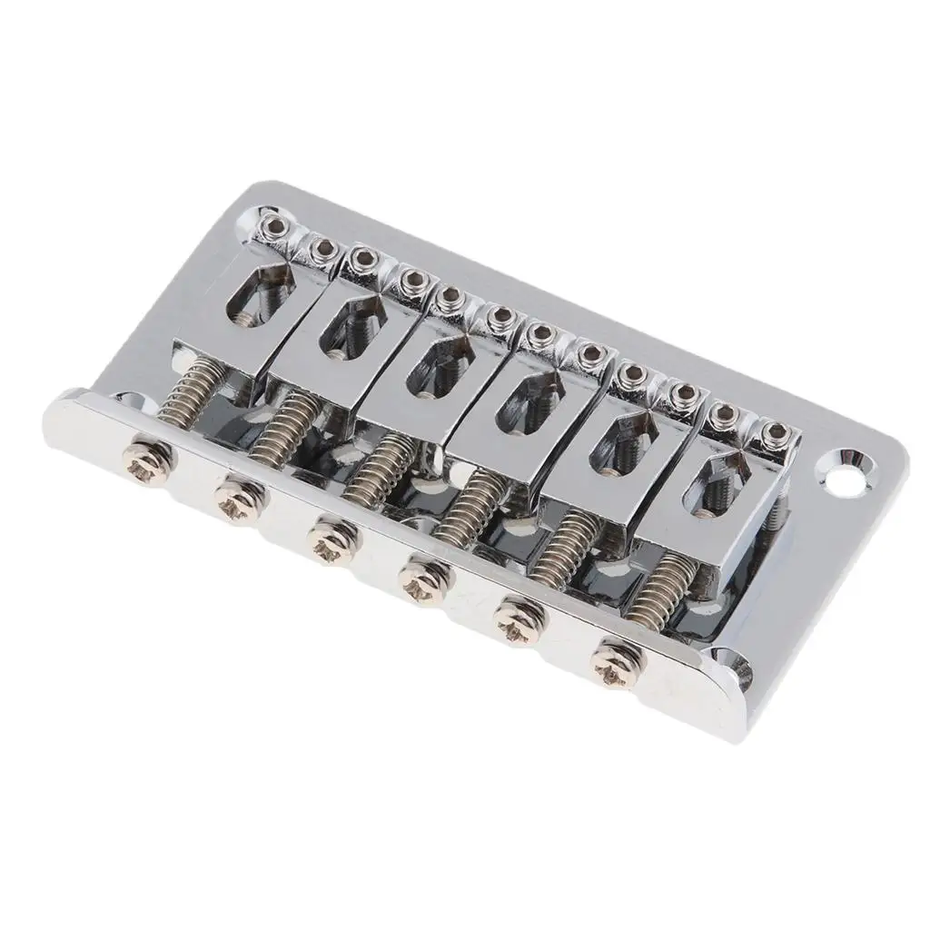 

Set of Fixed Bridge Tailpiece with Nut for Electric Guitar