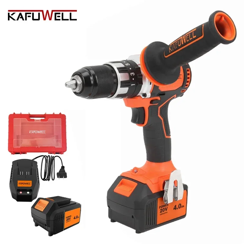 Элегантная беспроводная дрель KAFUWELL PA4541H с регулируемой скоростью 20 в литиевая
