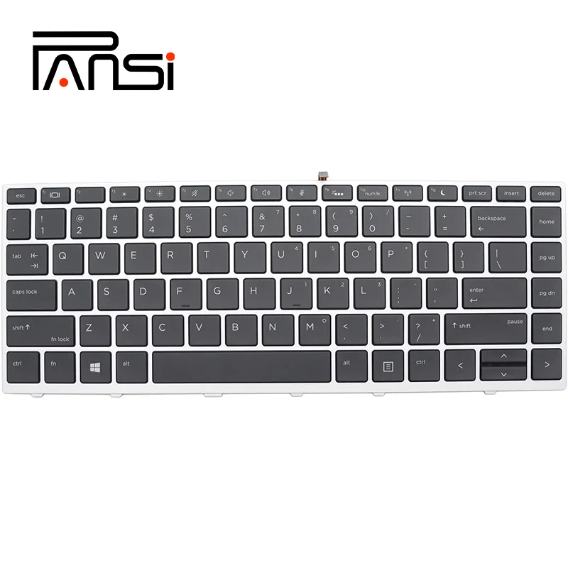 

New Replacement Keyboard Compatible with HP Probook 430 G5 440 G5 445 G5 L01071-001 with Backlit with Frame US