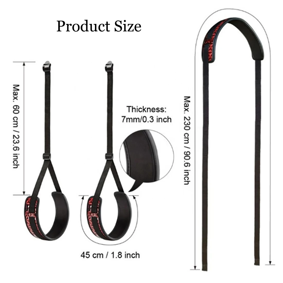 Секс-игрушки БДСМ бондаж регулируемые фиксаторы портупея для женщин открытые