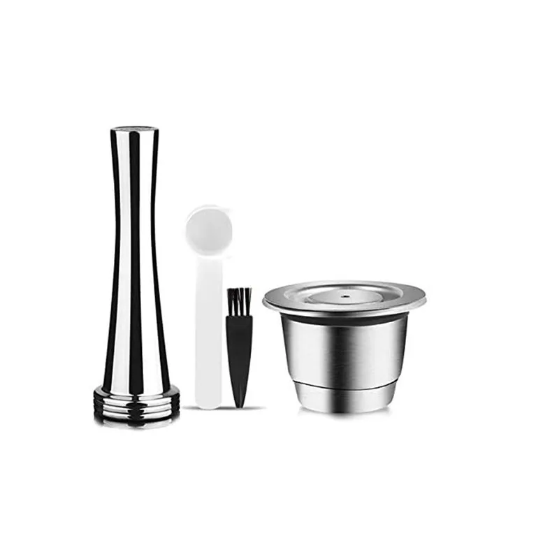 

Refillable Filters Nespresso Reusable Coffee Capsule Stainless Steel Espresso Cup Fit For Inissia & Pixie Coffee Maker Machine