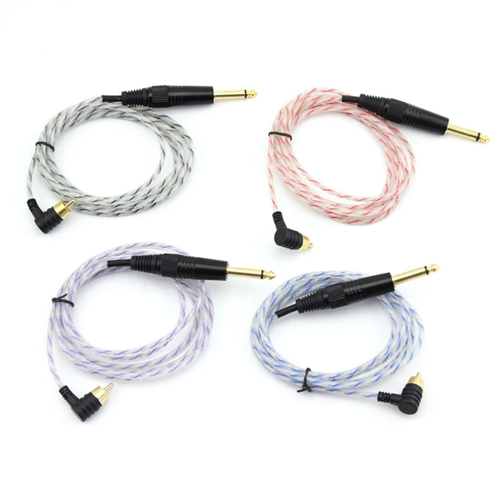

Новейший шнур питания для татуировок, 1,8 м, RCA-кабель, мягкий силиконовый провод, конвертер, линия, ручка для макияжа, аксессуары для тату-маши...