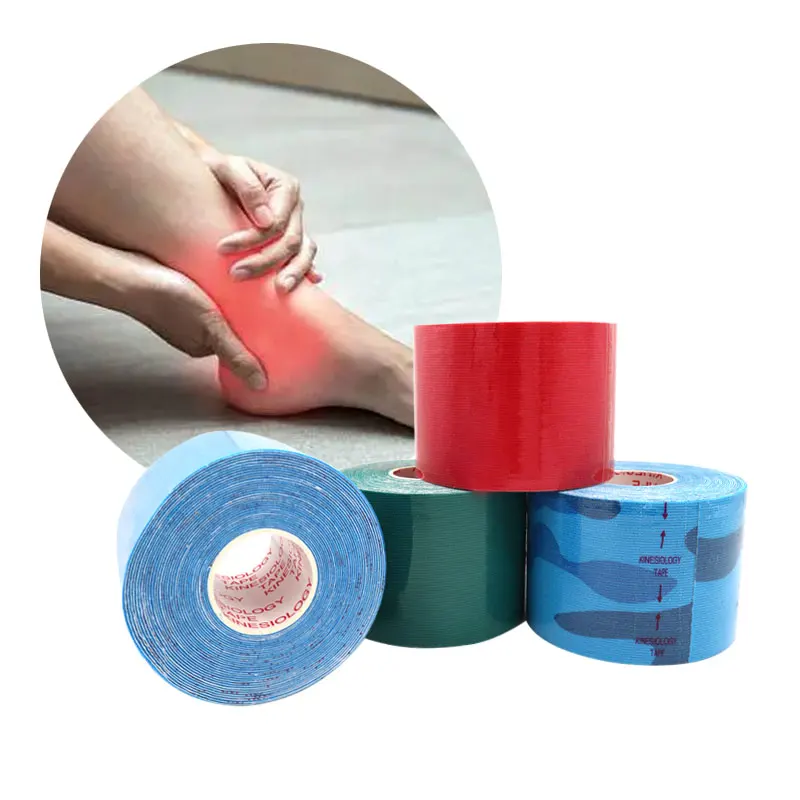 

kinesiology tape kinesio tape grip tape Athletic Recovery Elastic Kneepad Muscle Pain Relief Knee Pads Support Bandage Fitness