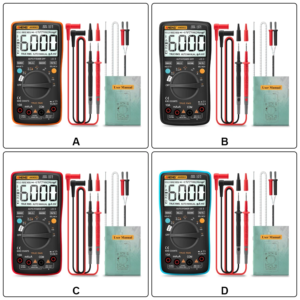 

Цифровой мультиметр, тестер напряжения, детектор частоты сопротивления, портативный многофункциональный Электрический измеритель