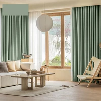 new crepe blackout curtains for living room dining bedroom curtain fabric balcony high grade curtain kitchen shower door