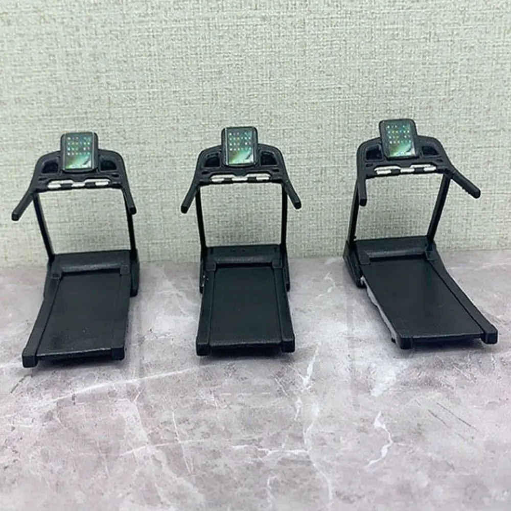 Фото Высокое качество 1:12 кукольный домик оборудование для фитнеса мини DIY кукольный домик беговая дорожка аксессуар для кукольного домика украшение кукольного домика №2