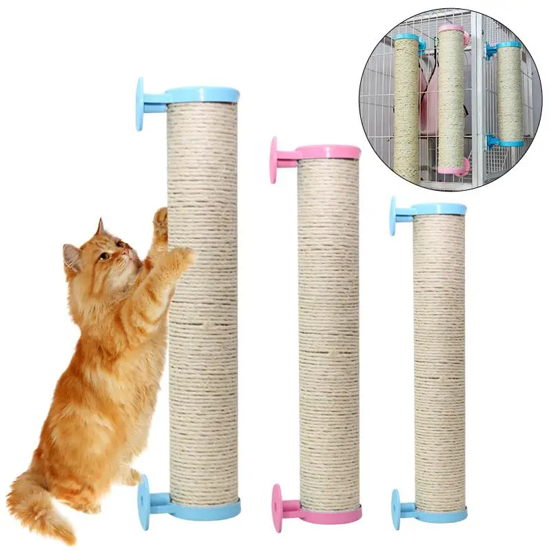 

Cat Climbing Post Suspension Cat Scratching Post Hanging Cage Cats Toy Grinding Claw Sisal Column Pet Kitten Sharpening Supplies