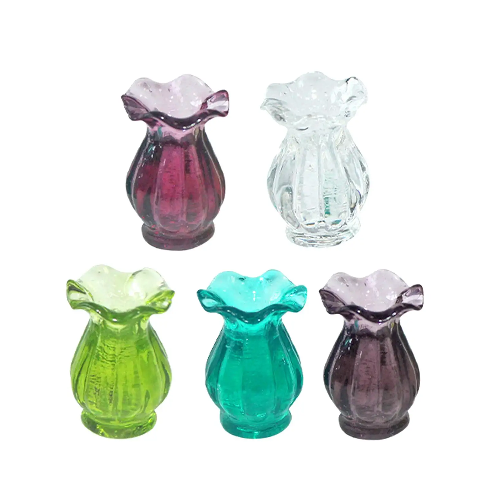 

Miniatures Dollhouse Miniature Resin Vase Flower Arrangement for Tabletop
