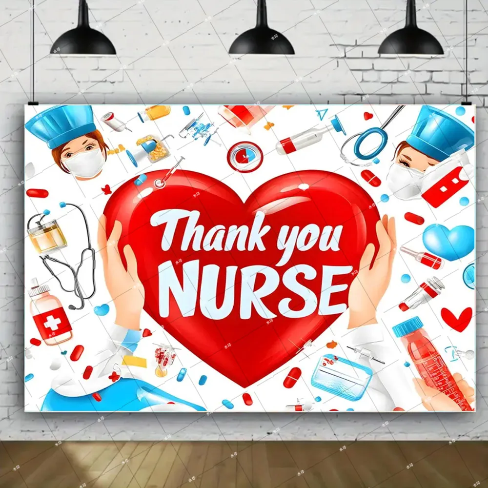 Доктор Медсестра Выпускная тема Медицинская скорая помощь Выпускной фон День