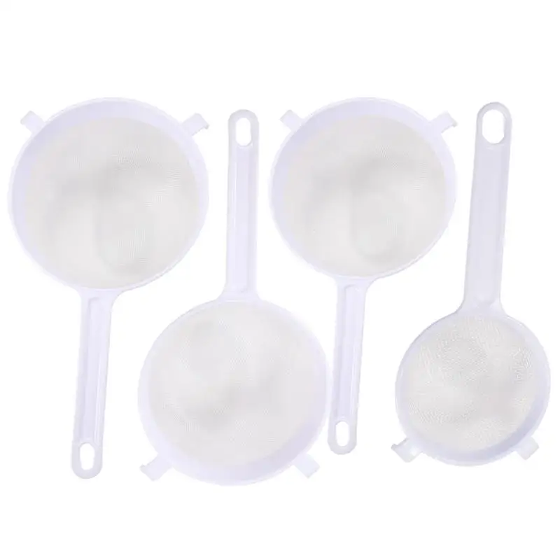 Сито для сахарной пудры ручное сито муки портативный кухонный мелкой сетки