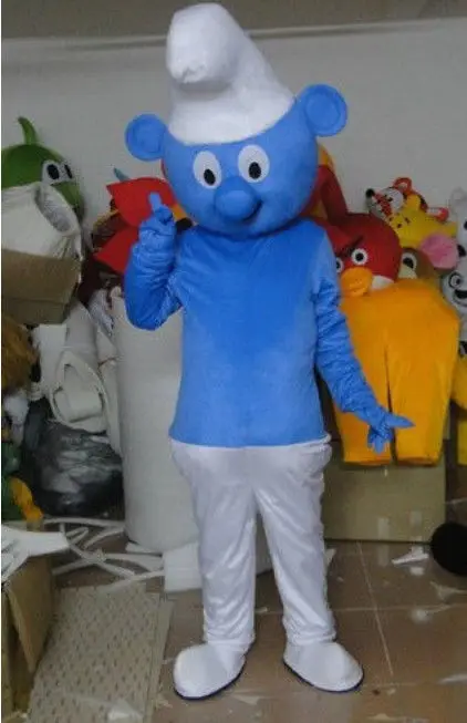 

New Adult Hot Sale Foam Blue Doll Fancy Cartoon Mascot Costume Plush Christmas Fancy Dress Halloween Mascot Costume