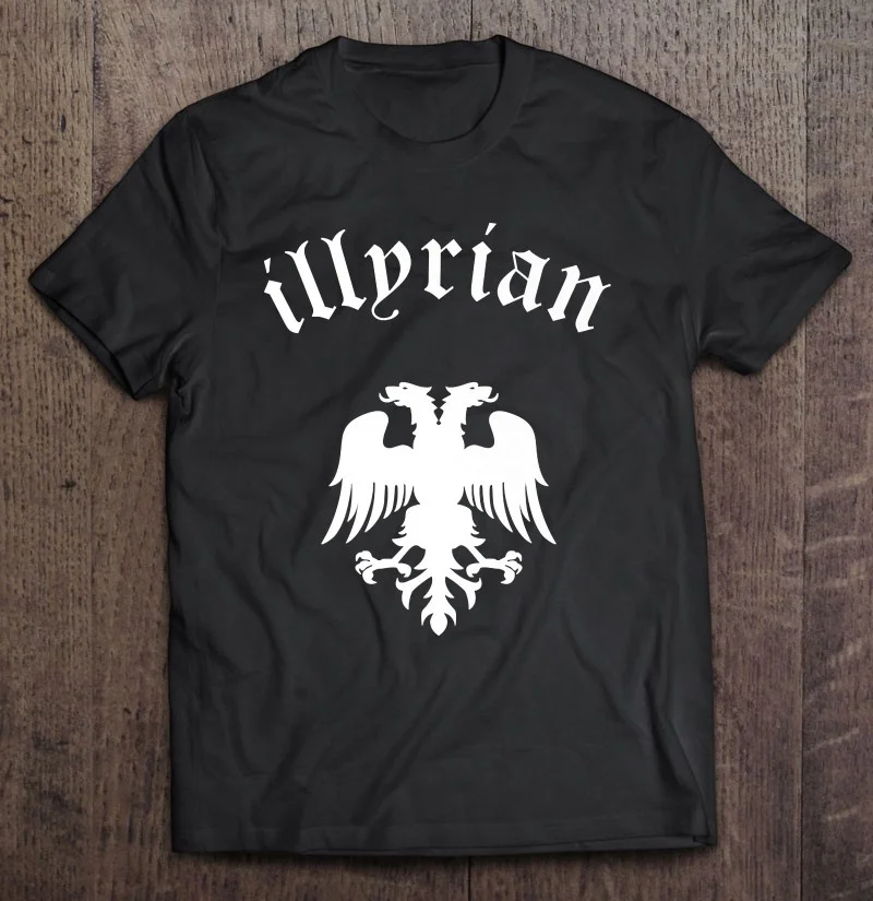 

Футболка Illyrians с албанским орлом премиум-класса, футболка оверсайз, футболка с аниме, одежда в эстетике, Мужская хлопковая футболка, мужские ...