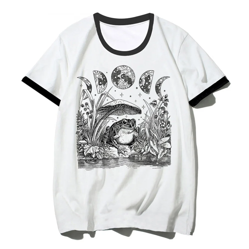 

Mushrooms tshirt women anime Y2K Japanese Tee girl y2k designer 2000s clothes
