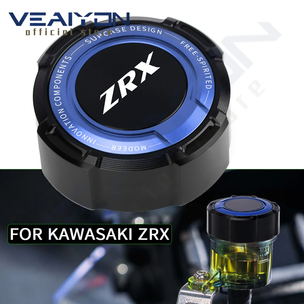 

For Kawasaki ZRX ZRX1200 1994-2008 Motorcycle Accessories 4Color New Front Fluid Reservoir Cap