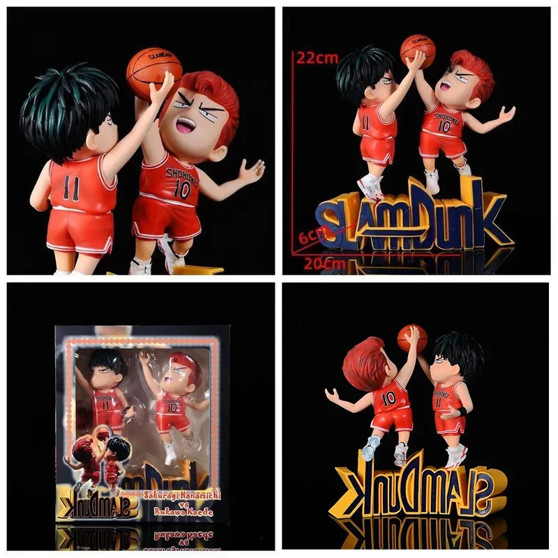 

Anime Slam Dunk Action Figure Toys 22cm Sakuragi Hanamichi Figuras GK Statue Figurine PVC Collection Model Ornament Gift for Kid
