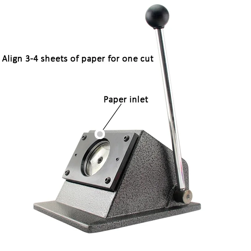 Машина для резки значков 25-75 мм круглая резка бумаги инструменты картона