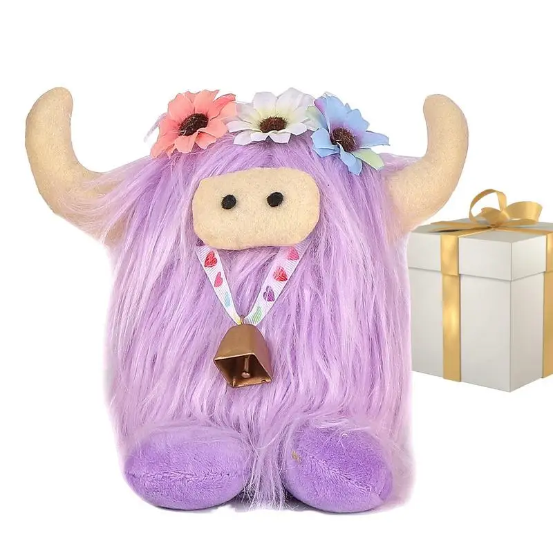 

Шотландская корова, плюшевые игрушки Highland, Мягкая Корова, игрушка, кукла-животное, дышащее мягкое украшение для дома, многофункциональная подушка, подарки для