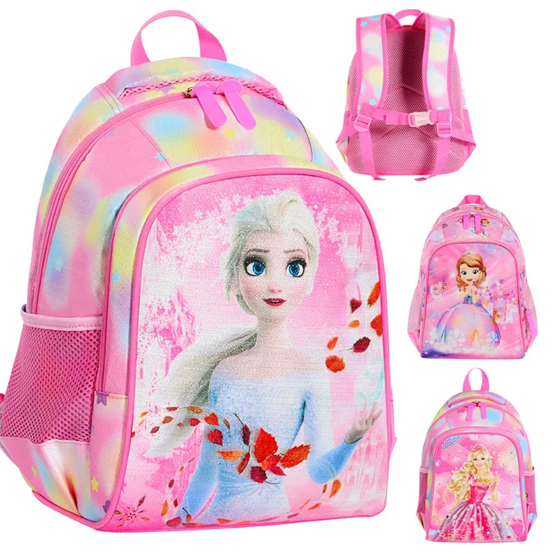

New Disney Gradient Cartoon Cute Schoolbag Kindergarten Women's Fashion All-match Lightweight Decompression Backpack