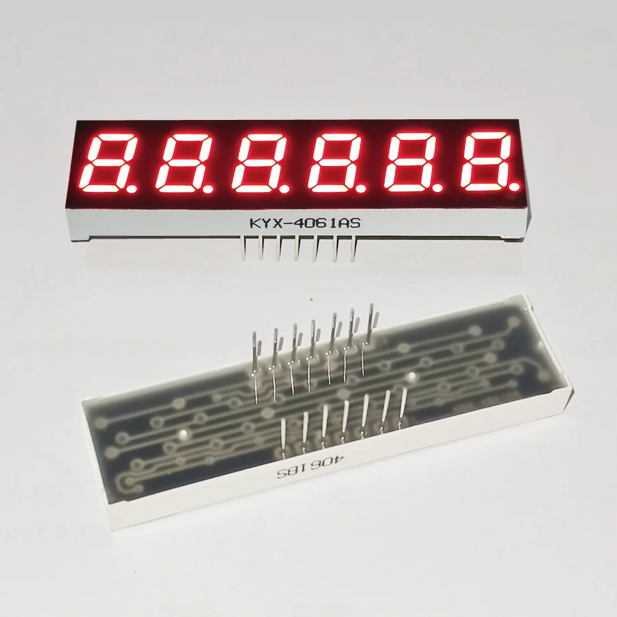10 шт. 0 4 дюйма 6 бит яркий красный свет цифровой модуль KYX-4061AS/BS высокое качество