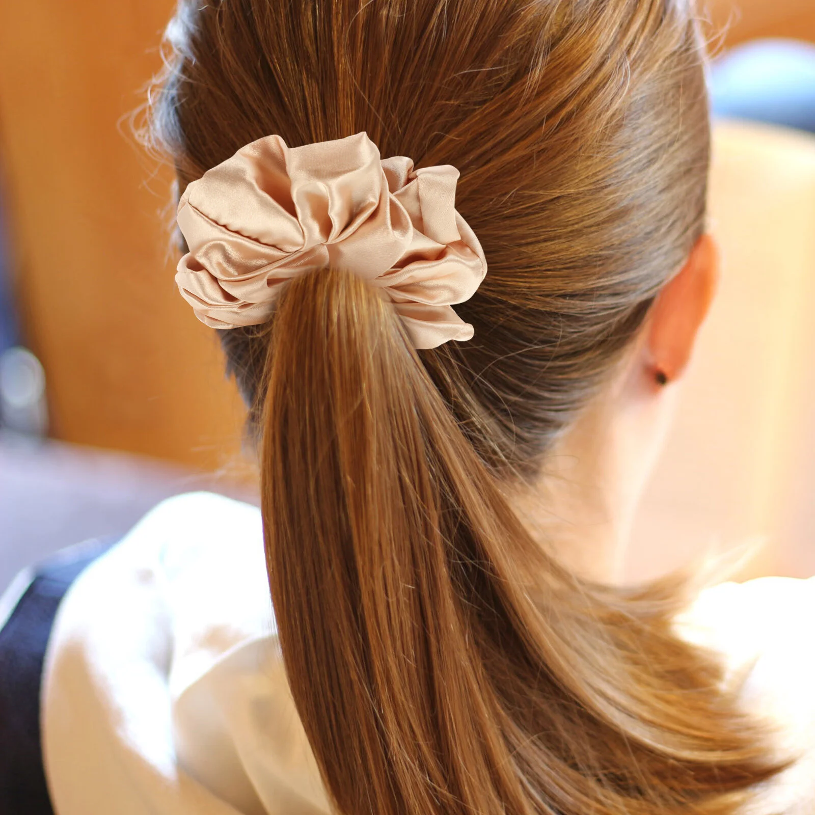 

3 Pcs Hair Accessory For Women Satin Scrunchies Women European American Fabric Miss Women's Accessories
