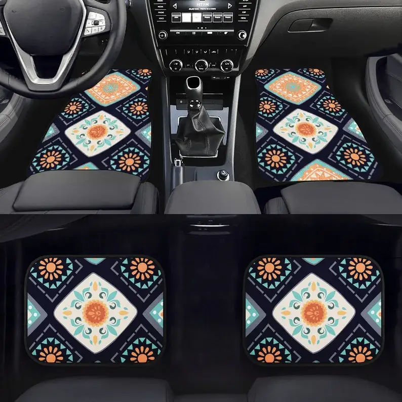 

Car Floor Mats, Car Floor Mats Set, Floor Mats for Car, Bohemian, Boho Chic