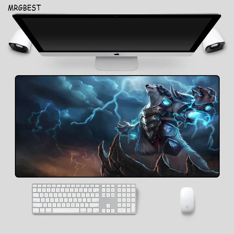 

LOL Gaming Mouse pad large Speed Locking Edge Natural Rubber Waterproof Game Desk Keyboard Mat for DOTA CSGO World of Warcraft