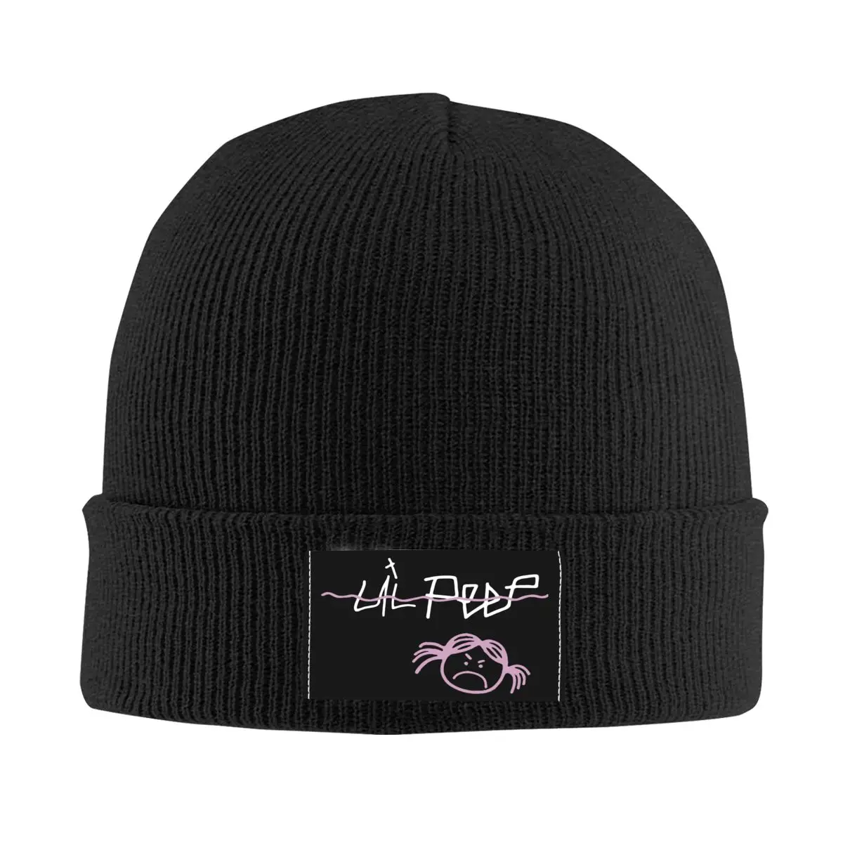 

Lil Bo Peep Angry Girl Logo Knitted Caps for Women Men Beanie Autumn Winter Hat Acrylic Casual Cap