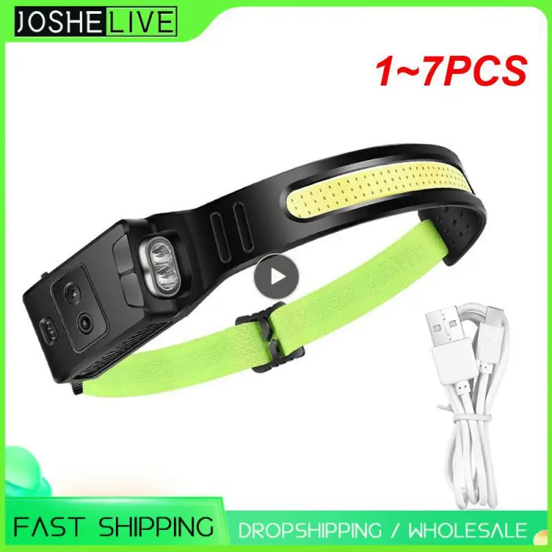 

Фонарь налобный с датчиком освещенности, 1200 мА · ч, USB Type-c, 1-7 шт.