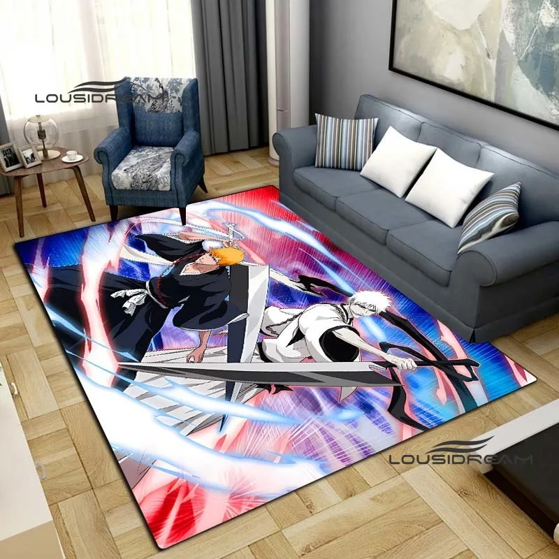 Ковры и ковер с рисунком из аниме отбеливателя Классический мультяшный мягкий
