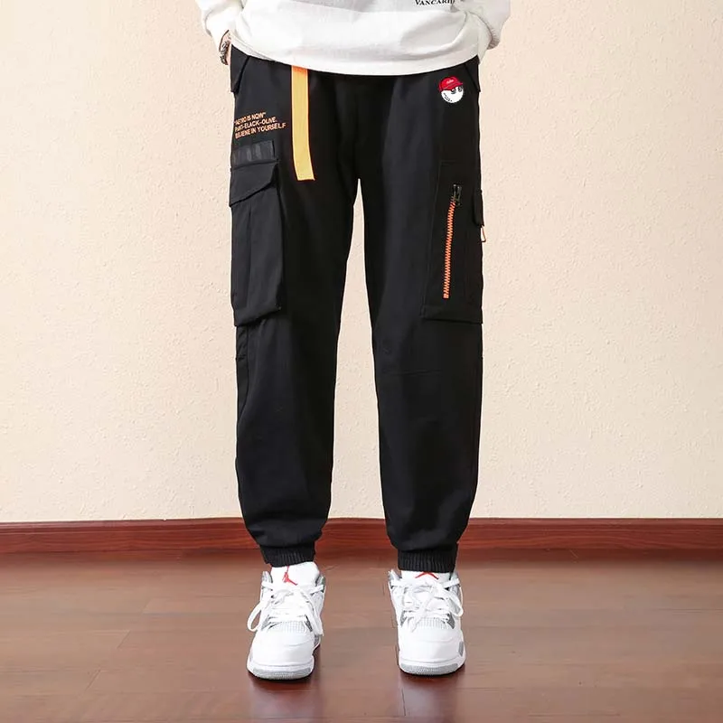 

Мужская одежда 2023, летние спортивные брюки для мужчин, тонкие однотонные уличные Свободные Комбинезоны Malbon для гольфа, прямые брюки, рабочая одежда