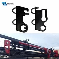 stainless steel farm high lift jack roof mount bracket and shovel hold cargo basket rack for off road jack install tool