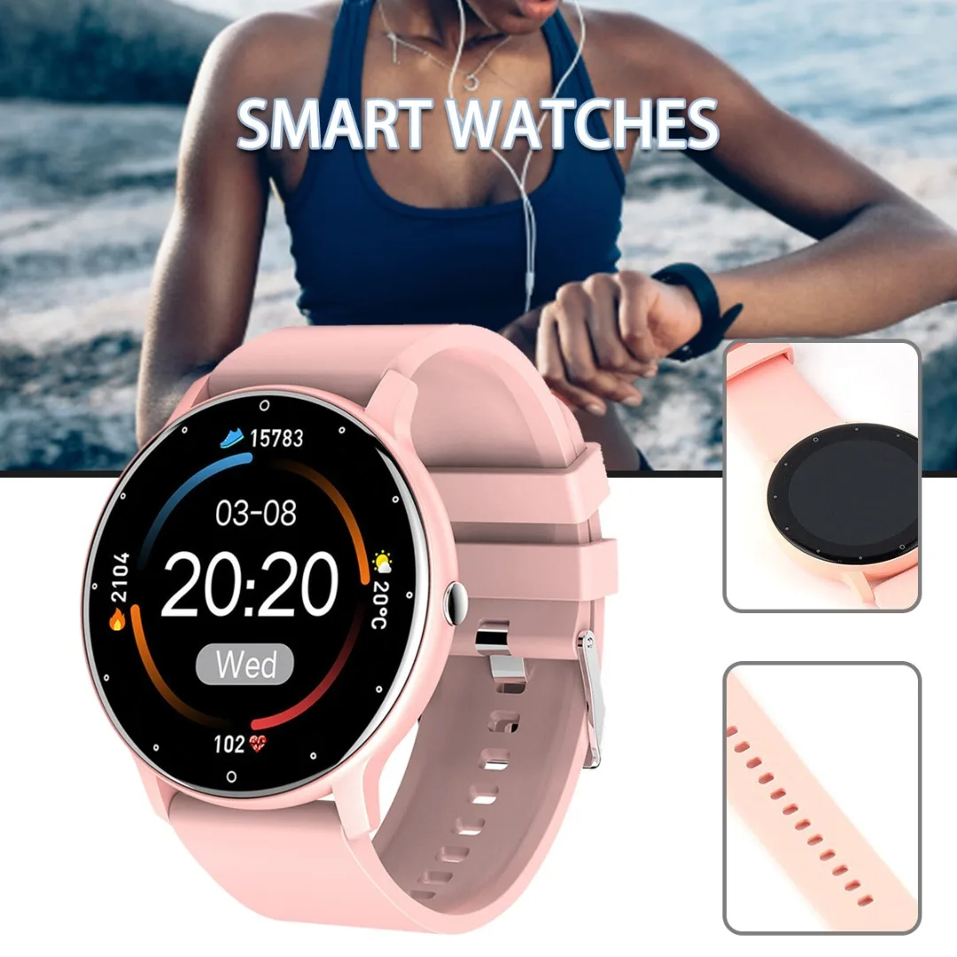 

200mAh Wireless Smart Touch Watch Wearable Devices Bluetooth-compatible Voice Assistant Sports Smartwatch