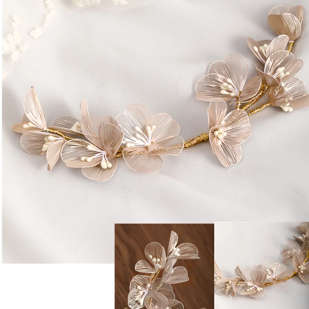 

Wedding Hair Accessories Hair Jewelry Sweet Headband For Women Hairbands Flower