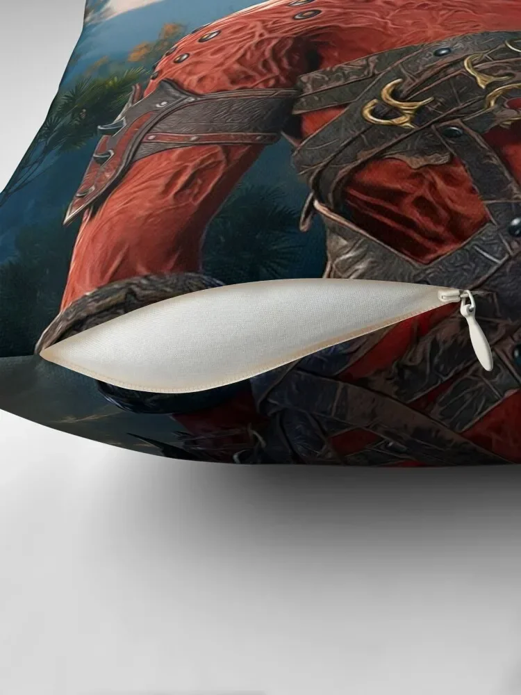 Наволочка с вышивкой Karlach осенняя декоративная подушка-варвар