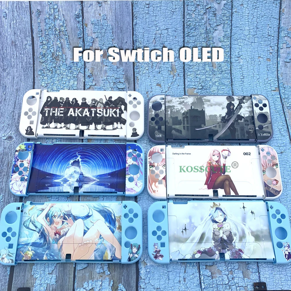 

For Nintendo Switch OLED Accessories Protective Shell NS Game Host Console TPU All-inclusive Soft Cover Protection Case Pouch