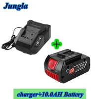 10000mah 18v rechargeable for bosch 18v battery backup10 0a portable replacement bat609 indicator light3a battery charger